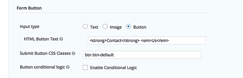 Customize Submit Button